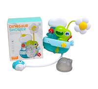 Baby Bath Sprayer, Interactive Kids Bath Toys, 8.27x7.09x4.33 Inches, Educational Dinosaur Bubble Maker, Fun Sprinkler Feature, Ideal for Water Play, Swimming Pool, Beach, Garden