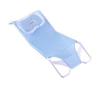 Baby Bath Support, Bathing Bed, Breathable Shower Cushion Mat with Comfortable Soft Padding, Secure Kids Support for 0-6 Months, 22.83x11.02x1.65 inches, Pink, Blue