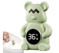 Baby Bath Temperature Sensor, Floating Bear-Shaped Thermometer, Water Temperature Monitor, Bathtub Meter, Ideal for Indoor Pool, and Outdoor Family, 5.51x3.94x1.97 Inches