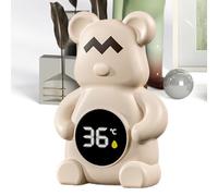 Baby Bath Temperature Sensor, Floating Bear-Shaped Thermometer, Water Temperature Monitor, Bathtub Meter, Ideal for Indoor Pool, and Outdoor Family, 5.51x3.94x1.97 Inches