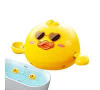 Baby Bath Toys, Floating Wind Up Toy, Preschool Water Game, Interactive Splash Action, Educational Motor Skill Builder, Yellow 2 Pack, Convenient for Tub Play and Poolside Fun