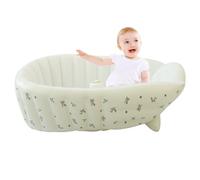 Baby Bath Tub, Inflatable Kids Bathtub, Foldable Bathing Seat, Adjustable Pvc Support, Beach Pool Travel Use, 90x55cm/35.43x21.65 Inches, Pink, 1 Piece, 1050g, 900g