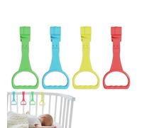 Baby Bed Stand Up Rings - Cribe Handle Training Set, Toddler Walking Practice Aid | Anillo De Tracción De Bebé Agarre con Diseño De Ganchos Sin Deslizamiento, Práctica Herramienta De Soporte De