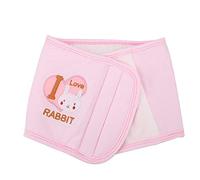 Baby Belly Cover 22.0 * 6.3in Delantal de abdomen Mantener abrigado Recién nacido Banda de soporte de cintura para niños pequeños Niñas(Rosado)