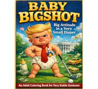 Baby Bigshot: Big Attitude in a Very Small Diaper: An Adult Coloring Book for Very Stable Geniuses