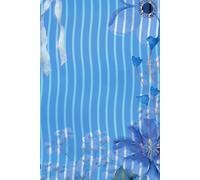Baby Blue Floral Journal: A monochromatic paperback cover featuring a beautiful array of dainty designs. Great for any age and gender. Write your heart out on all 120 pages of pure freedom.