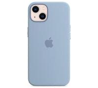 (Baby Blue) For iPhone 13 Compatible with MagSafe Liquid Silicone Phone Back Cover [Induction Popover] - Hot Pin_Lucky_B