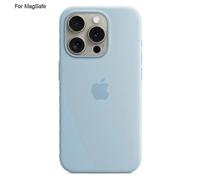(Baby Blue) iPhone 15 Pro Case with MagSafe, Liquid Silicone Protective Cover, Slim Fit, Anti-Scratch Anti-Drop Shockproof Phone Case