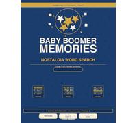 Baby Boomer Memories Word Search Vol. 5 - Nostalgia Large Print Word Search Series: From sock hops to Saturday cartoons to cassette tapes - this one covers it all.