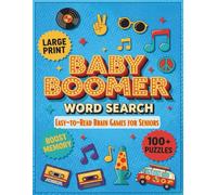 Baby Boomer Word Search Collection: 100+ Big Font Puzzles | Easy-to-Read Brain Games for Seniors