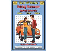Baby Boomer Word search Puzzle Book: Word Searches with Easy to Read Print about Nostalgia, Memories, Fun, and More | 6x9 inches, 110 pages | 50+ Puzzles … Gift for Vacations, Holidays, and Free Times