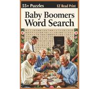 Baby Boomer Word Search: Word Searches With Easy to Read Print About Nostalgia, Memories, Fun, and More | 6x9 inches, 110 pages | 50+ Puzzles … Gift for Vacations, Holidays, and Free Times