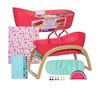 BABY born Cuna 3 en 1 Pinplay - Cuna, cama y capazo con pines - Incluye manta y almohada