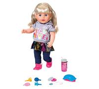 Baby Born 824603 Soft Touch Sister - Muñeca Rubia de 43 cm, Multicolor