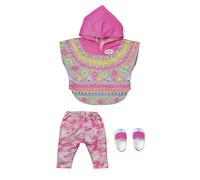 BABY born 830161 Deluxe Poncho para Muñecas 43 cm, Para Manos Pequeñas, Promueve la Empatía y Las Habilidades Sociales, Para Niños a Partir de 3 Años, Incluye Poncho, Pantalones y Zapatos