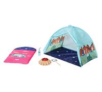 BABY born 832783 Weekend Set de Cámping - Para muñecas de 36 y 43 cm - Incluye tienda, saco de dormir, fuego de cámping y más - Fomenta la empatía y las habilidades sociales - Edad: 3+ años