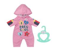 BABY born 833537 Kindergarten Mono con Insignias - para muñecas de 36 cm - Incluye Conjunto y Percha - Fácil para Manos pequeñas - Fomenta la empatía y Las Habilidades sociales - Edad: 2+ años