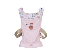 BABY born Babytrage, Puppentrage für Kinder mit 2 Blickrichtungen und verstellbarem Gurt in Rosa mit Blumendetails für 36 und 43 cm Puppen geeignet, 837917 Zapf Creation