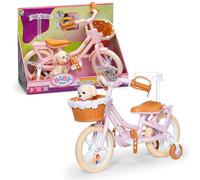 Baby Born Bicicleta con Lucky Bicicleta de Muñeca con Cesta, Manillar y Pegatinas