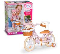 Baby Born Bicicleta con Lucky Bicicleta de Muñeca con Cesta, Manillar y Pegatinas