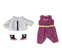 BABY born City Deluxe Conjunto para Moto de 43 cm - Fácil para Manos pequeñas - Promueve la empatía y Las Habilidades sociales - Edad: 3+ años - Incluye Mono, Chaqueta y Botas