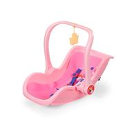 Baby Born Cochecito Rosa para muñecas con asa, cinturón de Seguridad y Colgante