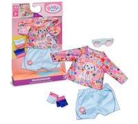 Baby Born Conjunto Bicicleta con Shorts, Camiseta, Gafas y Guantes para muñecas de 43 cm
