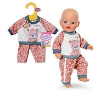 BABY born Conjunto de chándal Dschungel para muñecas 36 cm – Sudadera y pantalón leopardo (838112)