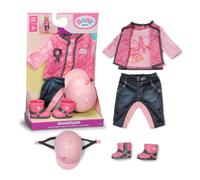 Baby Born Conjunto de equitación con Pantalones, Camiseta, Botas y Casco para muñecas de 43 cm