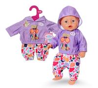 BABY born Conjunto con capucha, pantalón y top – Ropa para muñecas 43 cm