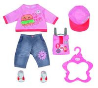 Baby Born Snack Shop - Conjunto con Gorra, Zapatos y Mochila para muñecas de 43 cm