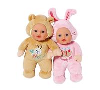 BABY born Cutie para bebés 832301, Una muñeca en dos estilos surtidos, Muñeca de tela de 30 cm, Totalmente lavable a mano, Adecuada para recién nacidos