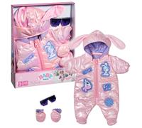 BABY born Deluxe Snowsuit 834190 - Winter Outfit for 43cm Dolls with Matching Gl