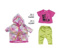 Baby Born Deluxe Trendy Rainbow Set 43cm Zapf Creation Ropa de diseñador con Acc