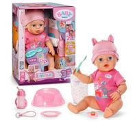 Baby born Emma con Nueva función Click & Play - muñeca de 43 cm con 10 Funciones y Accesorios, Funciona sin Pilas