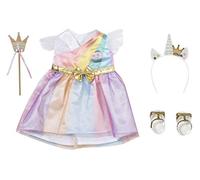Baby Born Fantasy Deluxe Conjunto de Princesa 43cm - para Manos pequeñas - Promueve la empatía y Las Habilidades sociales - Edad: 3+ años - Incluye Vestido, Zapatos, Diadema y Varita