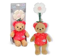 BABY born Teddy Fresa 18 cm con mordedor, sonajero y papel crujiente, lavable