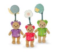 Baby Born for Babies TeddyBeeren 18 cm, Surtido 3 Modelos, Fresa/Grosella/arándano, sonajero y Papel crujiente, mordedor, Lavable