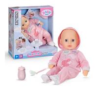 BABY Born Hannah Juego con Mir, muñeca bebé con 5 Funciones, Cuerpo de Tela Suave y Accesorios, muñeca de 36 cm, para niños a Partir de 1 año, Necesita Pilas