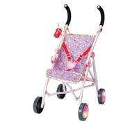 Baby Born Happy Birthday Deluxe Buggy - Star & Space Theme - Easy for Small Hands, Creative Play Promotes Empathy & Social Skills, For Toddlers 3 Years & Up - Includes Clip-On Beaker