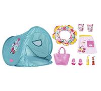 BABY born Holiday - Set de Playa, Para Manos pequeñas, Promueve la Empatía y Las Habilidades Sociales, Para Niños a Partir de 3 Años, Para Muñecas de 36 a 43 cm