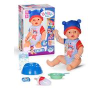 BABY born Muñeco bebé Jonas 43 cm, 10 funciones, accesorios, sin pilas, a partir de 3 años