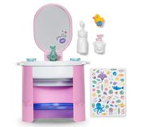 Baby Born Lavabo para muñecas de 36 y 43 cm con Cepillo de Dientes y dispensador de jabón, Funciona con Agua, no Necesita Pilas