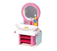 BABY born Lavabo Spa para Muñecas, Para Manos Pequeñas, Promueve la Empatía y Las Habilidades Sociales, Edad más de 3 años, Incluye Espejo, Cepillo de Dientes Vibrante y Más
