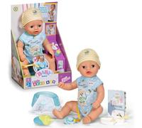 BABY born Little Baby Boy, Muñeca bebé con 7 Funciones para niños y niñas a Partir de 1 año, Funciona sin Pilas, Muñeca de 36 cm, 834602 Zapf Creation