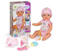 BABY born Little Baby Girl, muñeca de 36 cm con 7 Funciones y accessorios para niños a Partir de 1 año, no Necesita Pilas, 835333 Zapf Creation