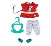 BABY born Little - Conjunto Deportivo Rojo para Muñecas 36 cm, Para Manos Pequeñas, Promueve la Empatía y Las Habilidades Sociales, Edad 2+ años, Con Vestido, Pantalones y Más