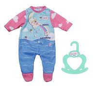 BABY born Little Mono 834633, Mono de Tela súper Suave para muñecas de 36 cm, Incluye Estampado y Percha, Muñeca no incluida, Edad: a Partir de 2 años