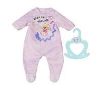BABY born Little Pelele - Ropa para Muñecas de 36 cm, Para Niñas Pequeñas de 12 Meses en Adelante, Fácil para Manos pequeñas, Incluye Pelele y Percha, Rosa