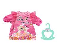 Baby Born Little Vestidito 834640 - Accesorios para muñecas de hasta 36cm - con Estampado de Oso, Volantes y una Percha - Edad: 2+ años